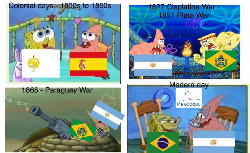 Brazil x Argentina tale of brothers and rivals (*Platine war)